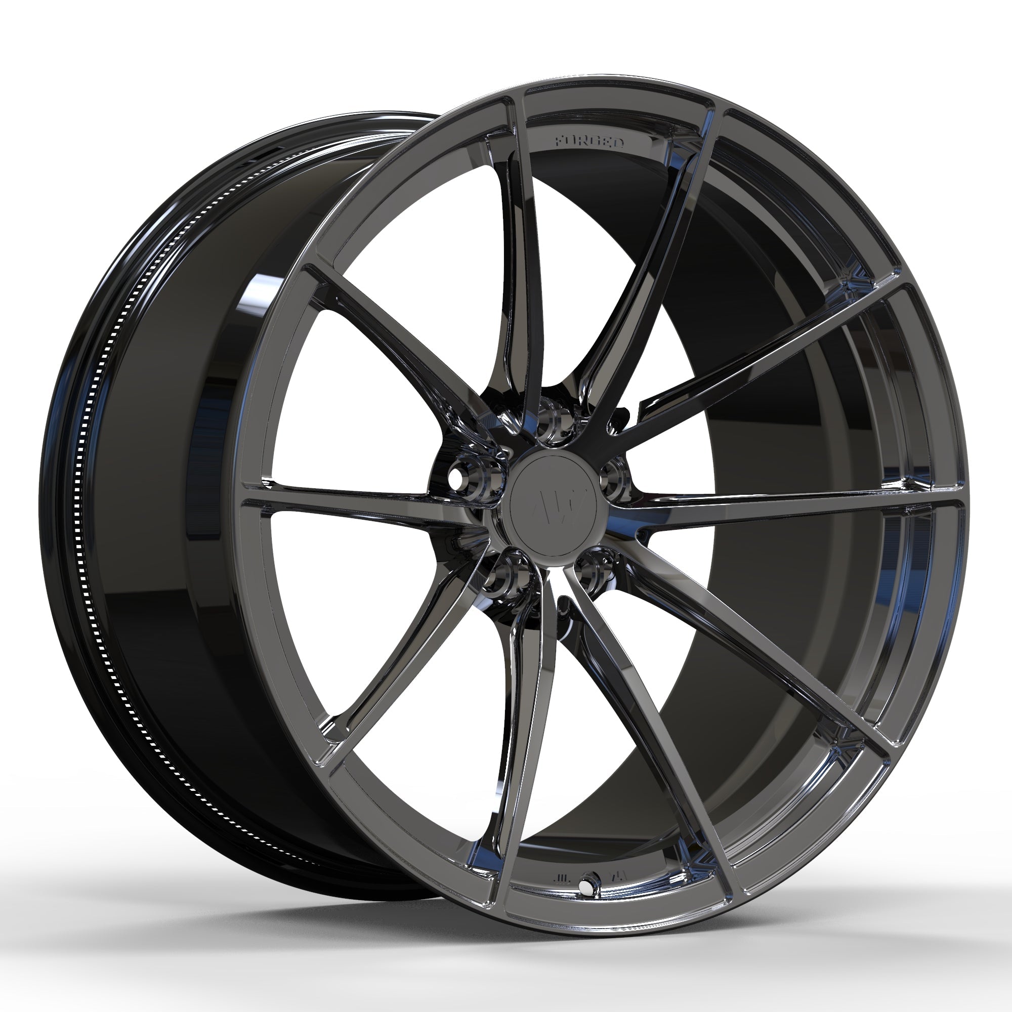 AWX for BMW X3M/X4M 21x9.5 Inch +25 Offset Forged Wheels Titan