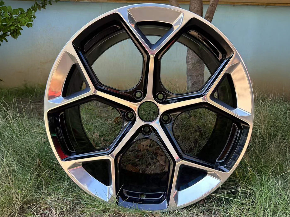 AW51 for Audi S6/S8 20x9.0 Inch +36 Offset Flow Form Wheels Gloss Black Polish Face