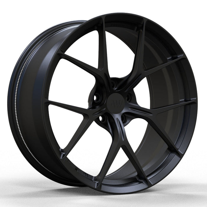 AWZZ for Tesla Model Y 21x10.5 +40 Satin Black