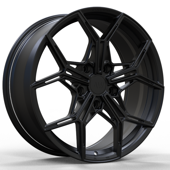 AWZ1 for Rivian R1T/R1S 20x8.5" +45 Satin Black