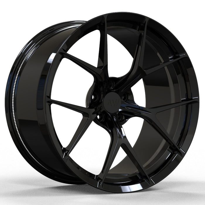 AWZZ for BMW M5 20x9.5" +22 Gloss Black