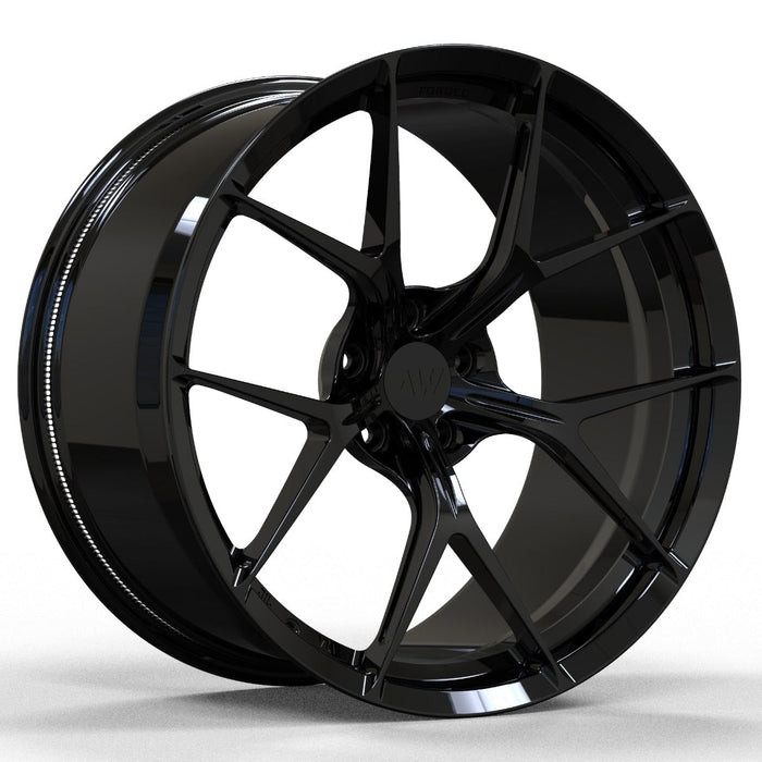 AWZZ for BMW M5 20x10.5" +22 Gloss Black