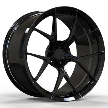 AWZZ for BMW M5/M8 21x10.5 Inch +22 Offset Forged Wheels Gloss Black