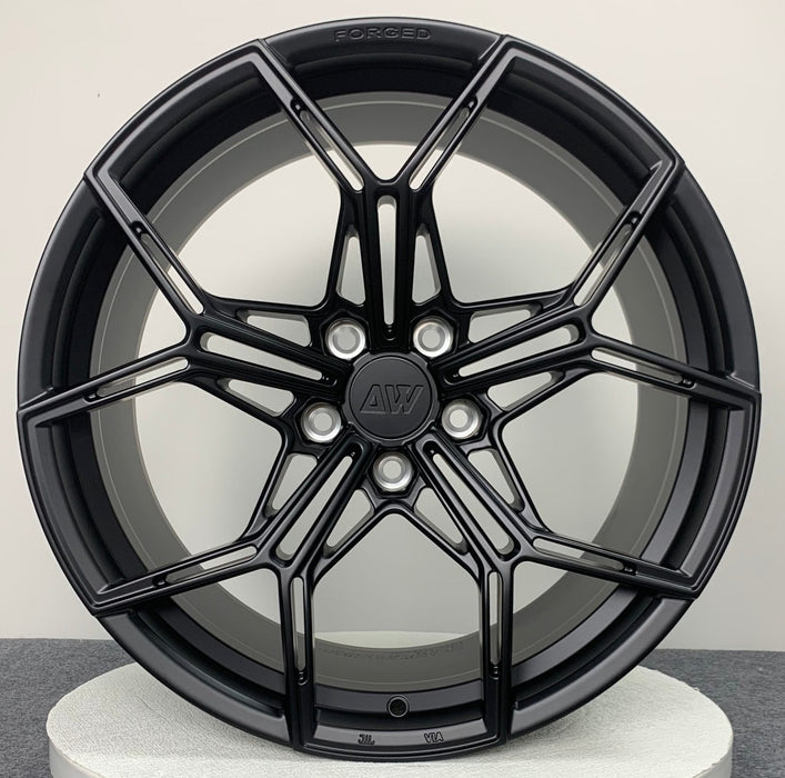 AWZ1 for Tesla Model S 20x10.5" +38 Satin Black