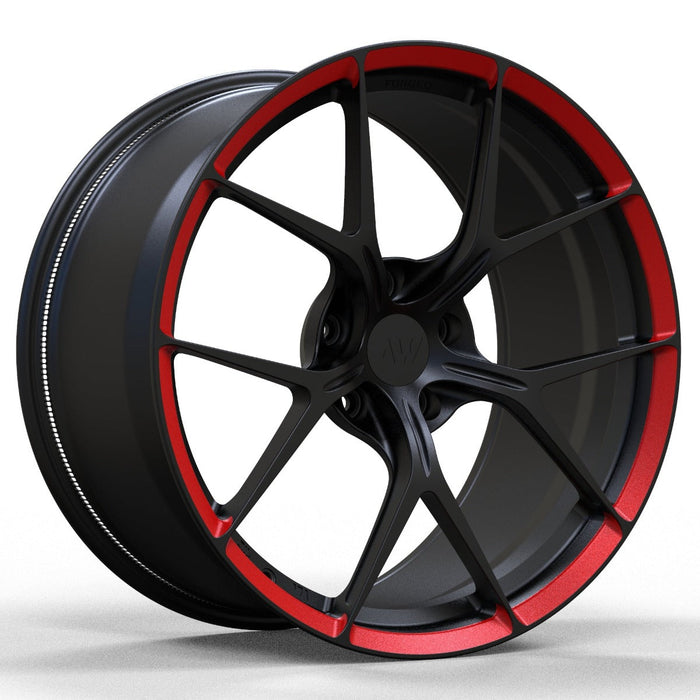 AWZZ for Tesla Model S/X 20x10.5" +38 Black Widow