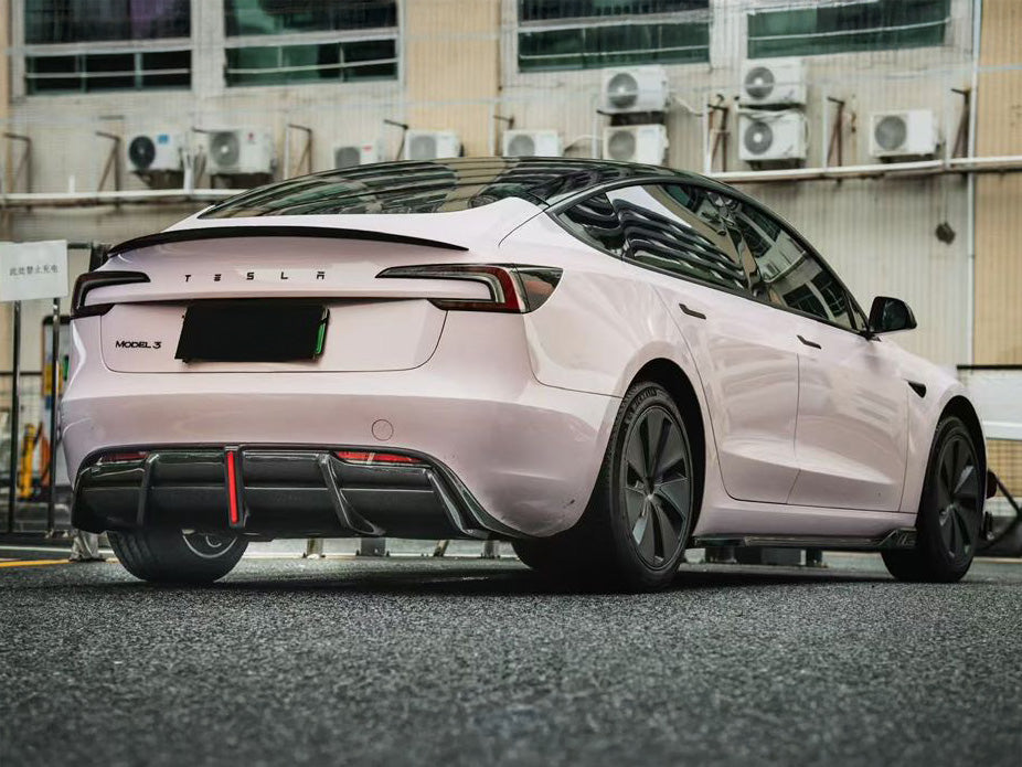 Rear Carbon Diffuser for Tesla Model 3 Highland Performance (2024+)