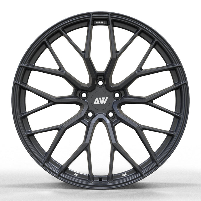 AW11 for Tesla Model X 22x10.0" rear +40 Gunmetal