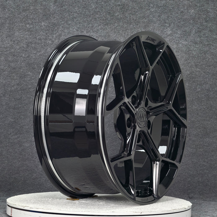 AW14 for Porsche Taycan 20x11 inch +50 Offset Forged Wheels Gloss Black