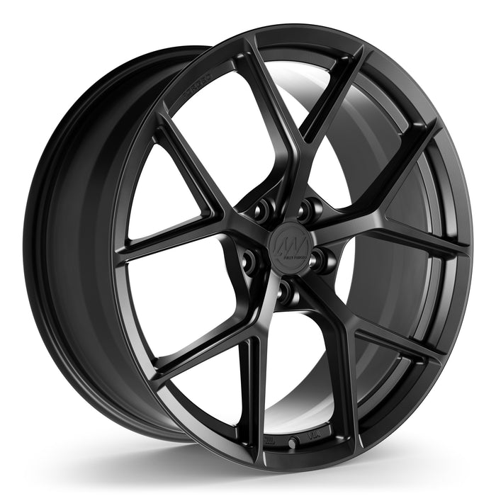 AW01 Forged Wheels for Rivian R2 20" / 8.5" +38 / Satin Black render
