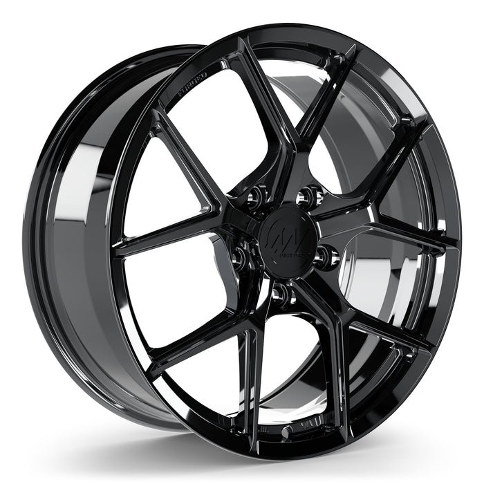 AW01 Forged Wheels for Rivian R1T/R1S 20" / 8.5" +45 / Titan render