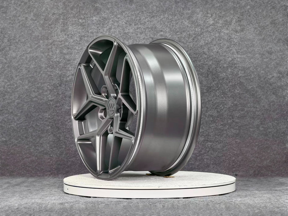 AW03 for Tesla Model 3/Y 19x9.5 Inch +35 Offset Forged Wheels Satin Gunmetal