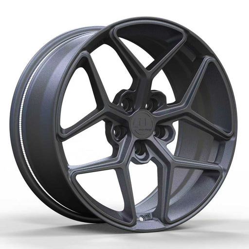 AW03 for Tesla Model 3/Y 19x9.5 Inch +35 Offset Forged Wheels Satin Gunmetal