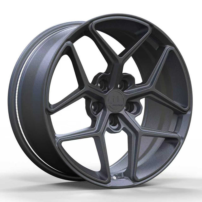 AW03 for Tesla Model 3/Y 19x9.5 Inch +35 Offset Forged Wheels Satin Gunmetal