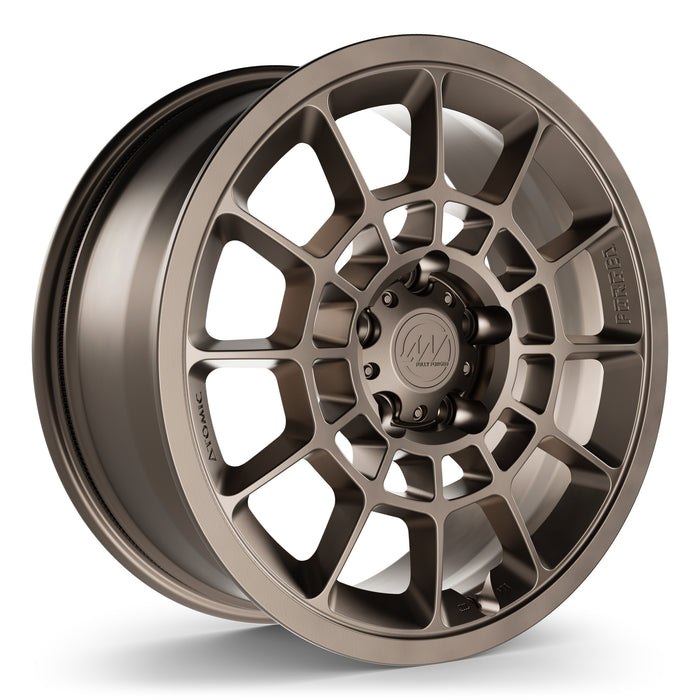 AW08 Forged Wheels for Rivian R1T/R1S 20" / 8.5" +48 / Satin Smoke Bronze render