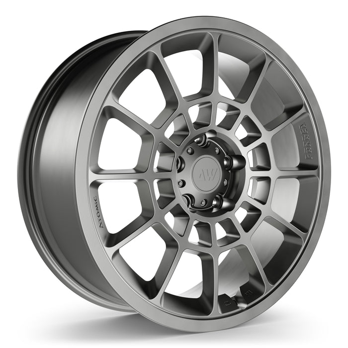 AW08 Forged Wheels for Rivian R1T/R1S 22" / 8.5" +48 / Satin Gunmetal render