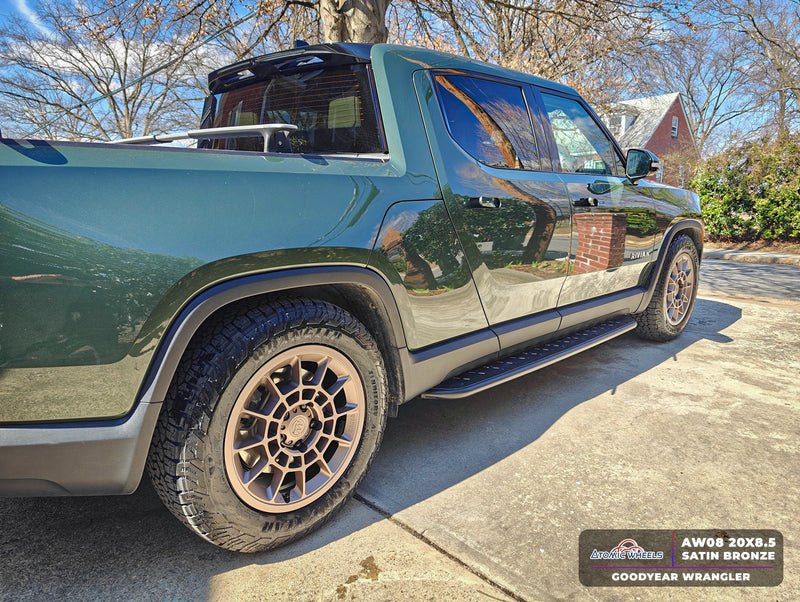 AW08 Forged Wheels for Rivian R1T/R1S - 20" / 8.5" +48 / Satin Smoke Bronze