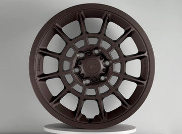 AW08 for Tesla Cybertruck 20x9 Inch +55 Offset Forged Wheels Satin Bronze