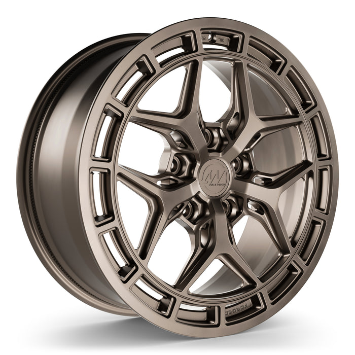 AW09 Forged Wheels for Rivian R1T/R1S 20" / 8.5" +48 / Satin Smoke Bronze render
