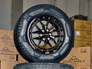 AW09 for Tesla Cybertruck 20x9 Inch +55 Offset Forged Wheels Gloss Black