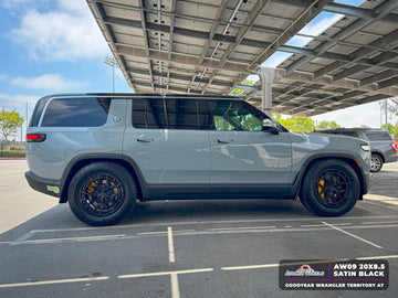 AW09 for Rivian R1T/R1S 20x8.5 Inch +48 Offset Forged Wheels Satin