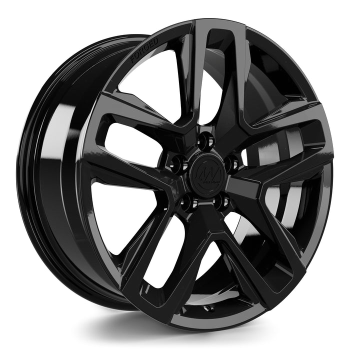 AW10 Forged Wheels for Rivian R2 19" / 8.5" +38 / Gloss Black render
