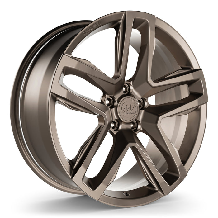AW10 Forged Wheels for Rivian R2 20" / 8.5" +38 / Satin Smoke Bronze render