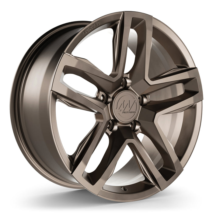 AW10 Forged Wheels for Rivian R1T/R1S 20x9.0" +40 / Satin Smoke Bronze render
