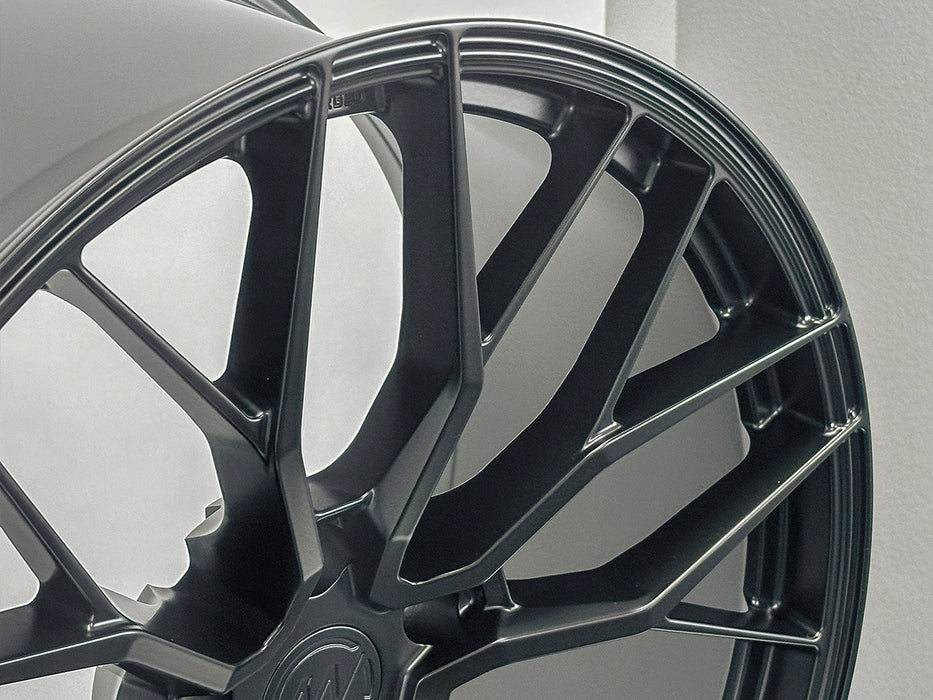 AW11 for Porsche Cayenne (E3) 22x11.5 Inch +51 Offset Forged Wheels Satin Black