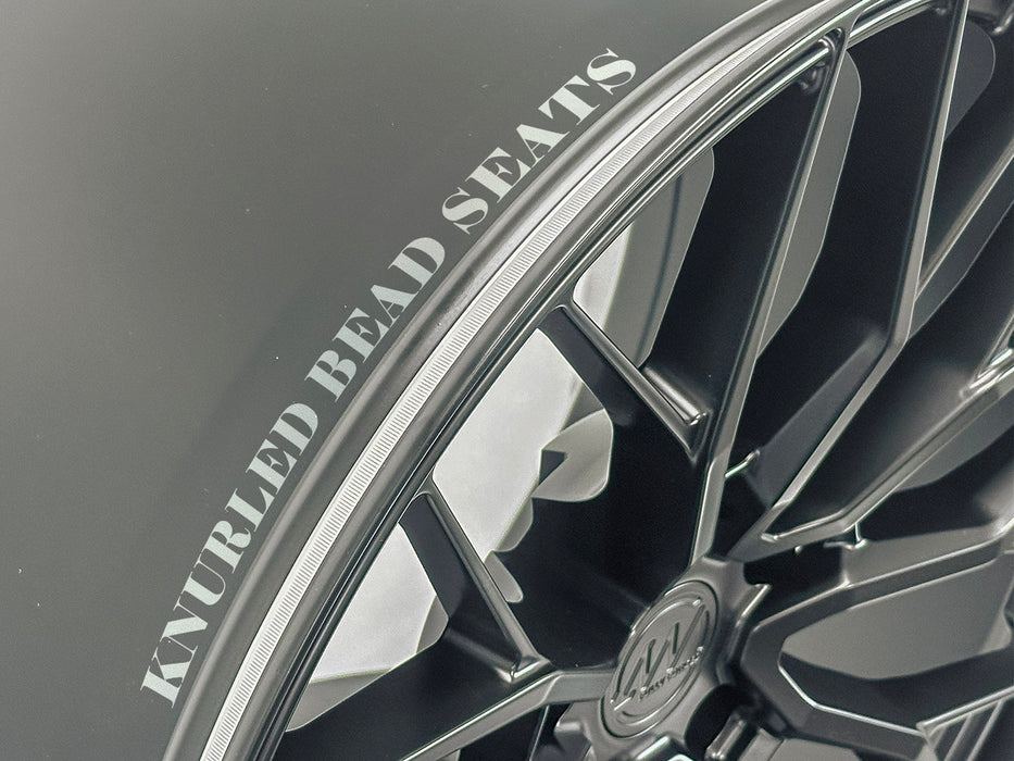 AW11 for Porsche Cayenne (E3) 22x11.5 Inch +51 Offset Forged Wheels Satin Black