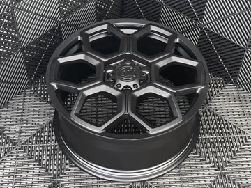 AW13 for Tesla Cybertruck 22x9.0 Inch +55 Offset Forged Wheels Satin Black