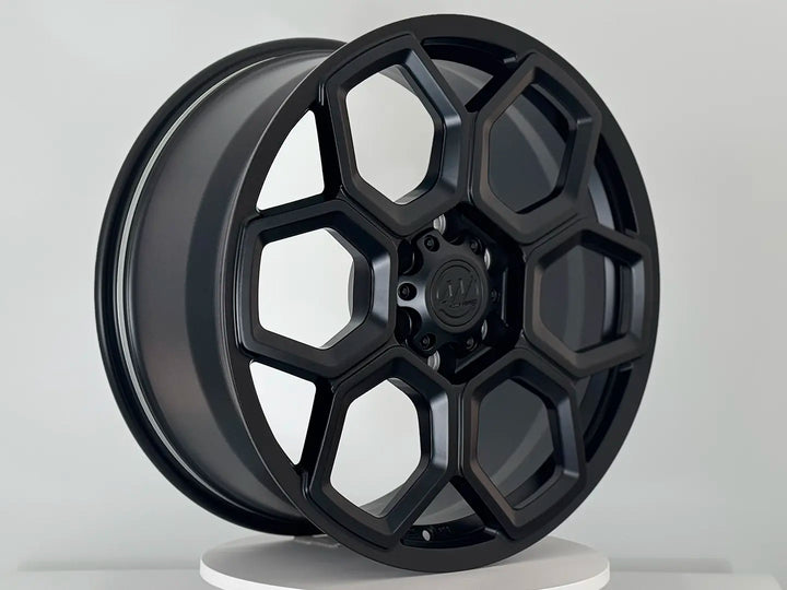 AW13 for Tesla Cybertruck 22x9.0 Inch +55 Offset Forged Wheels Satin Black