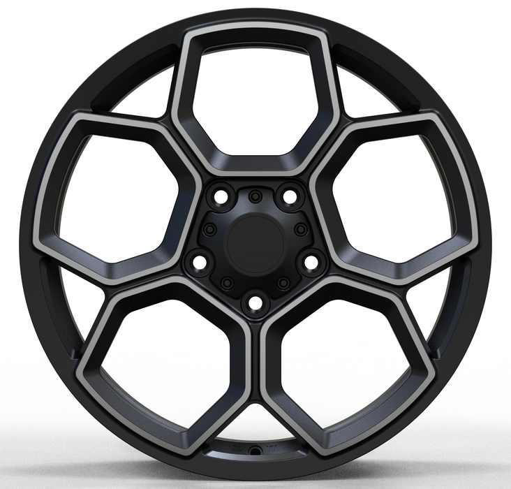 AW13 for Rivian R1T/R1S 20x8.5" +48 Satin Black/Diamond Cut