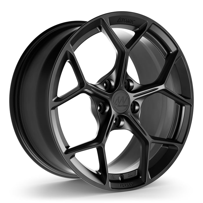 AW14 Forged Wheels for Tesla Model 3/Y 18" / 8.5" + 35 / Satin Black render