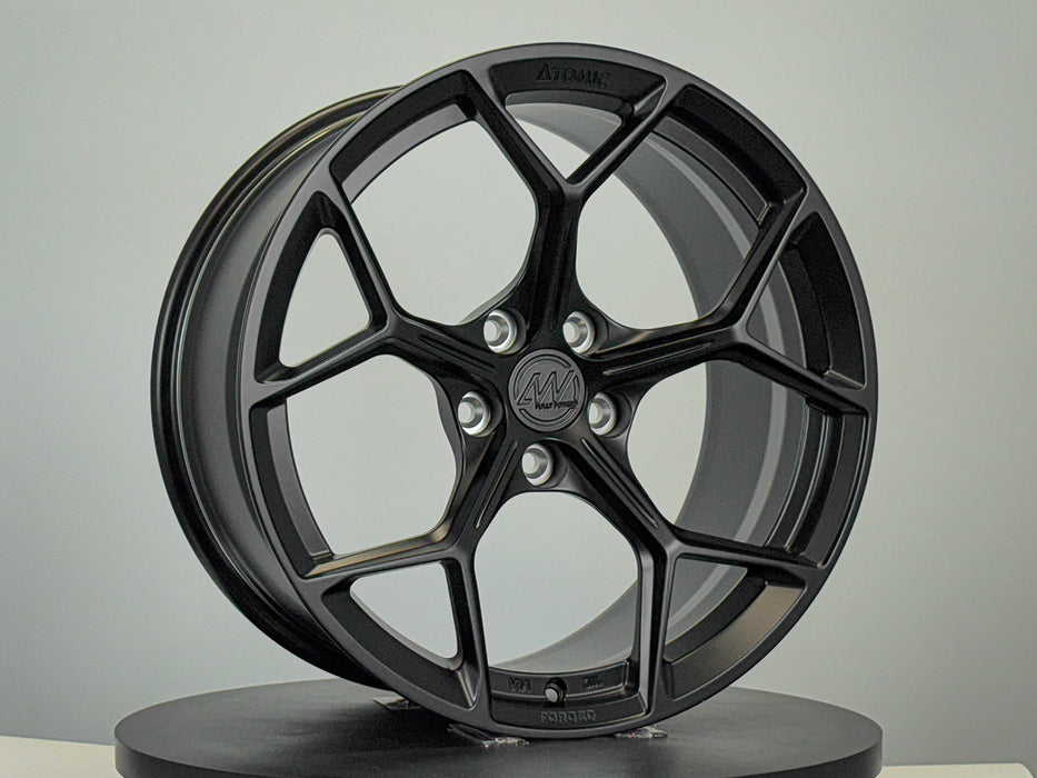 AW14 for Tesla Model 3/Y 19x9.5 Inch +35 Offset Forged Wheels Satin Black