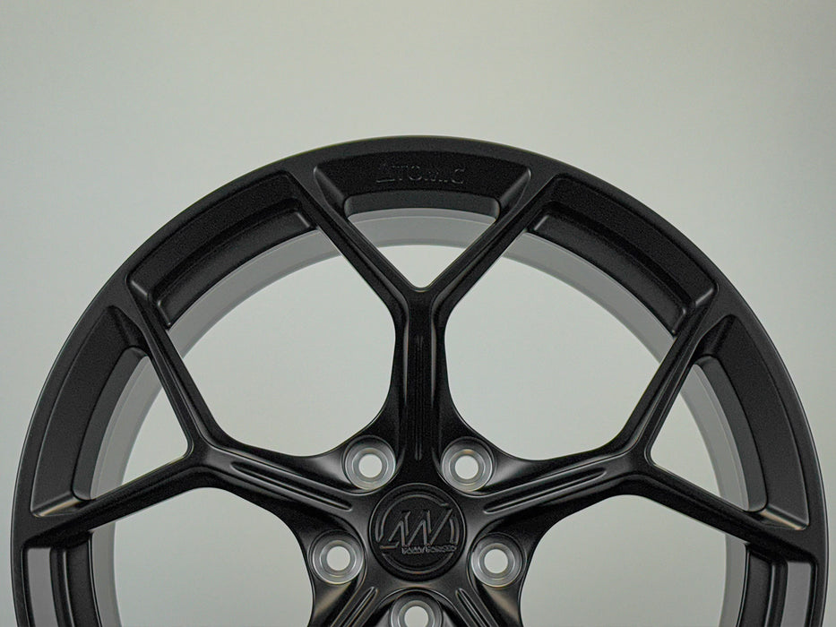 AW14 for Tesla Model 3/Y 19x9.5 Inch +35 Offset Forged Wheels Satin Black