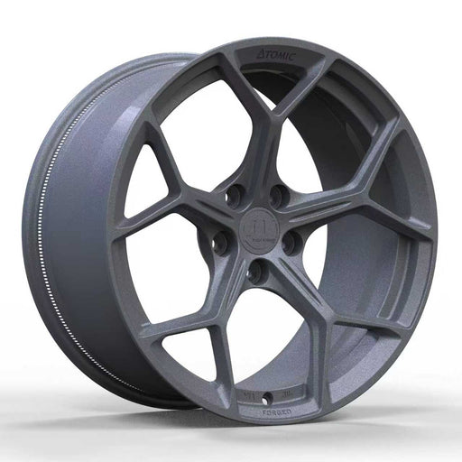 AW14 for Tesla Model 3/Y 19x9.5 Inch +35 Offset Forged Wheels Satin Gunmetal