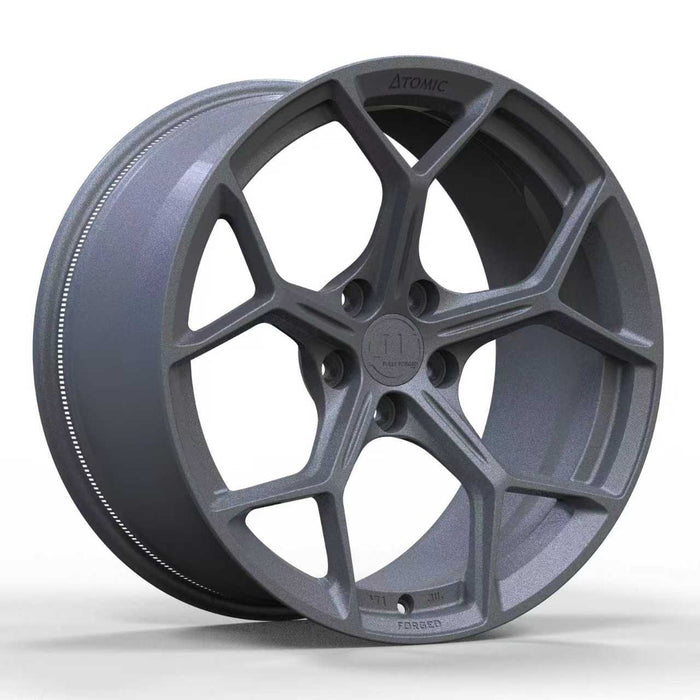AW14 for Tesla Model 3/Y 19x9.5 Inch +35 Offset Forged Wheels Satin Gunmetal