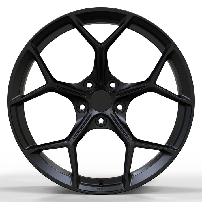 AW14 for Tesla Model S/X 20x9.5 Inch +35 Offset Forged Wheels Satin Black