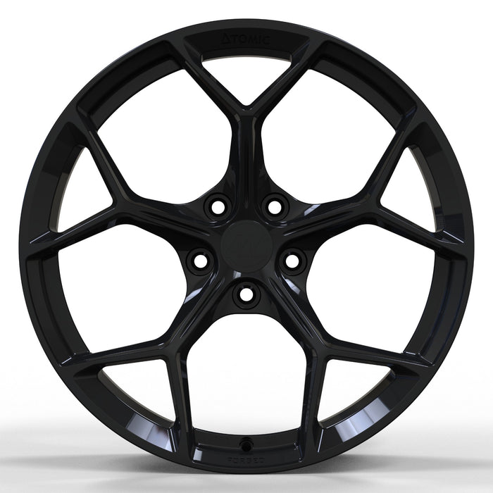 AW14 for Tesla Model S/X 20x9.5 Inch +35 Offset Forged Wheels Gloss Black