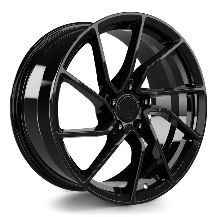 AW17 Forged Wheels for Tesla Model 3/Y 18" / 8.5" +35 / Gloss Black render
