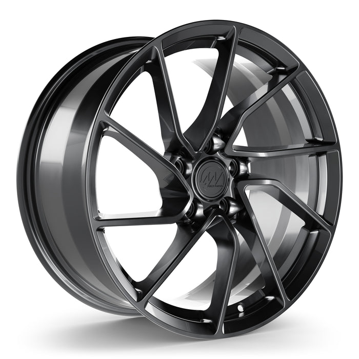 AW17 Forged Wheels for Tesla Model 3/Y 18" / 8.5" +35 / Hyper Graphite render