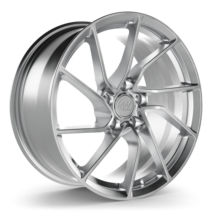 AW17 Forged Wheels for Tesla Model 3/Y 18" / 8.5" +35 / Satin Silver render