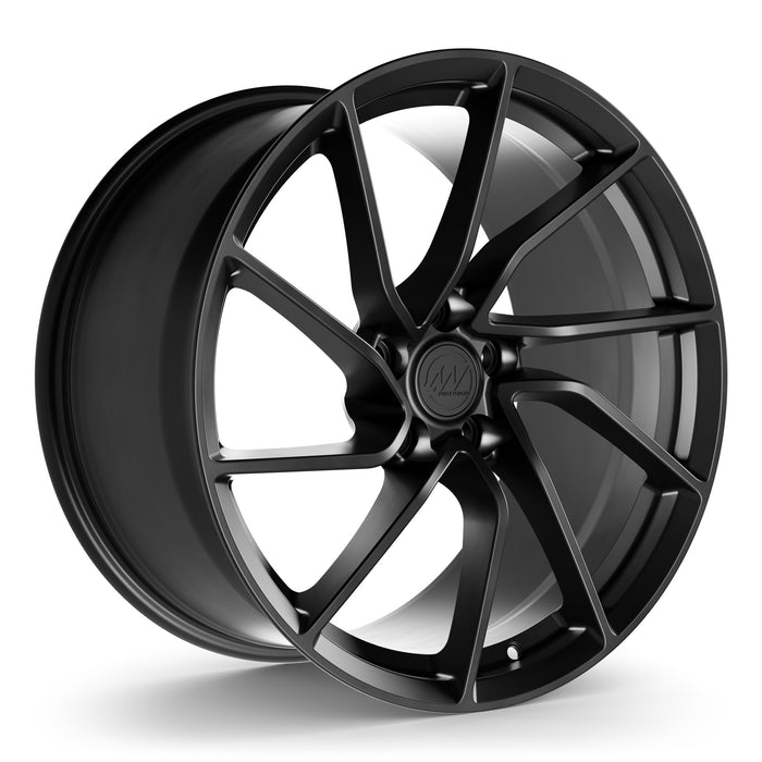 AW17 Forged Wheels for Tesla Model 3/Y 19" / 10" +40 / Satin Black render