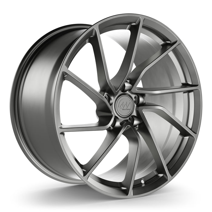 AW17 Forged Wheels for Tesla Model 3/Y 19" / 10" +40 / Satin Gunmetal render