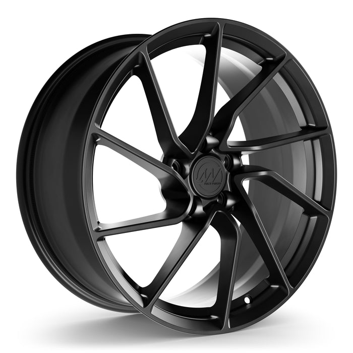 AW17 Forged Wheels for Tesla Model 3/Y 19" / 8.5" +35 / Satin Black render