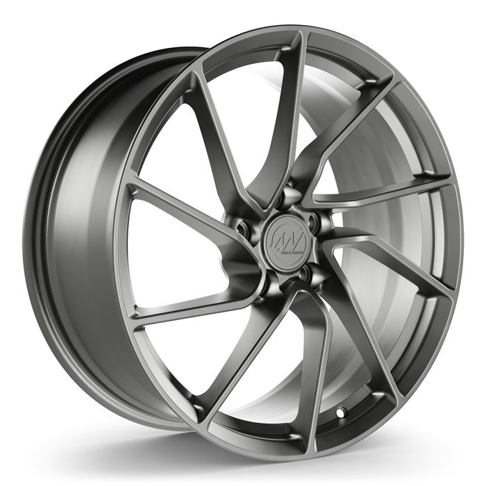 AW17 Forged Wheels for Tesla Model 3/Y 19" / 8.5" +35 / Satin Gunmetal render
