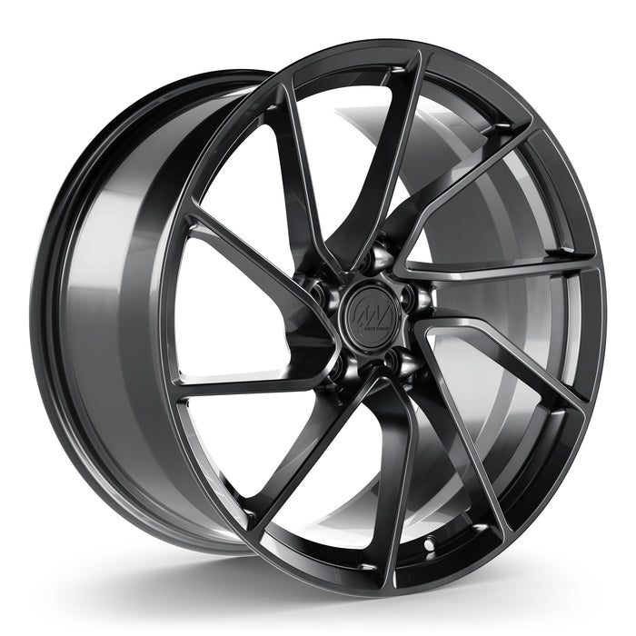 AW17 Forged Wheels for Tesla Model 3/Y 19" / 9.5" +35 / Hyper Graphite render