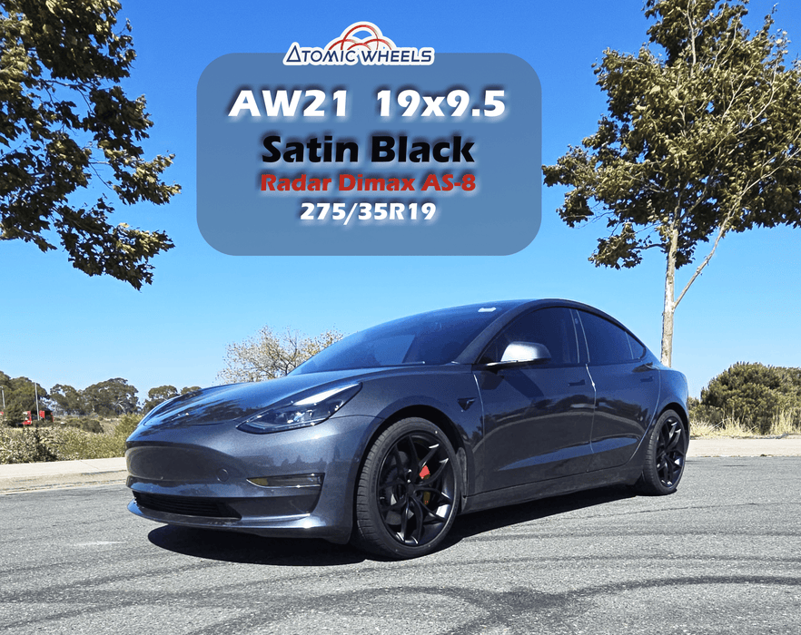 AW21 for Tesla Model 3/Y 18x8.5" +35 Satin Black