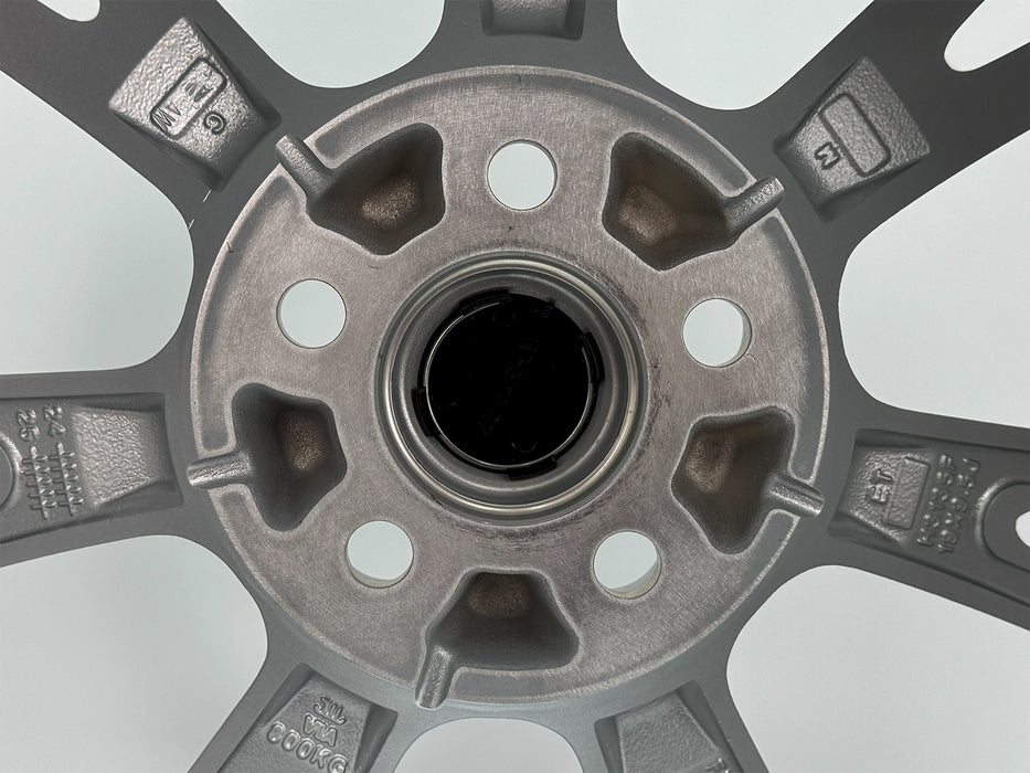 AW23 for Tesla Model 3/Y 19x9.5 Inch +45 Offset Flow Form Wheels Satin Silver