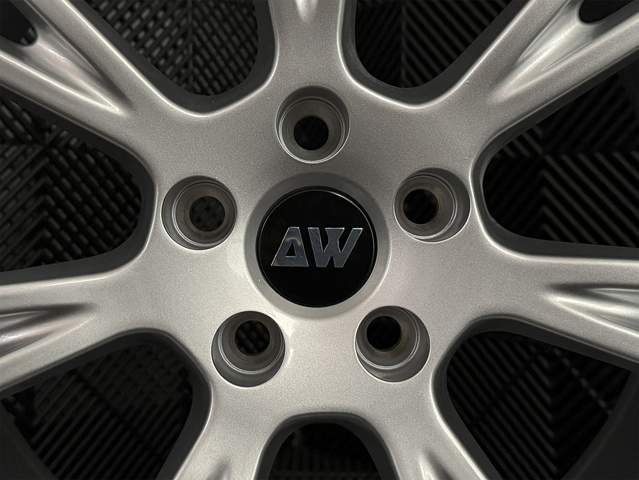 AW23 for Tesla Model 3/Y 19x9.5 Inch +45 Offset Flow Form Wheels Satin Silver
